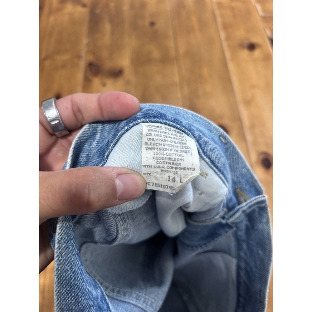 Lee Shorts Men's Blue Denim Size 34L Relaxed Fit Cotton